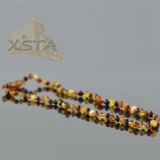 Baltic amber necklace 40 cm long